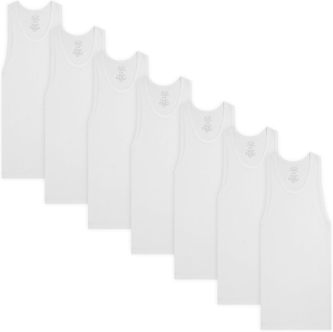 Fruit of The Loom Boys' Eversoft Cotton Undershirts,Tank Tops, Size: Small