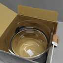 HARIO XRCN-2-B Glass Microwave Rice Pot, 1 to 2 Cups, For Microwaves, Black, 1 to 2 Cups, Made in Japan