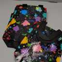 Sweetude 40 Pcs Glow in the Dark Gift Bags Glow Party Gift Treat Bag with Handles Non Woven Goodie Bags for Party