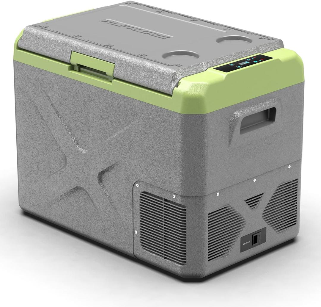 Alpicool X40 Portable Fridge 12 Volt Car Refrigerator 42 Quart Fast Cooling Freezer for Fishing, Camping, RV, Truck, Boat-12/24V DC