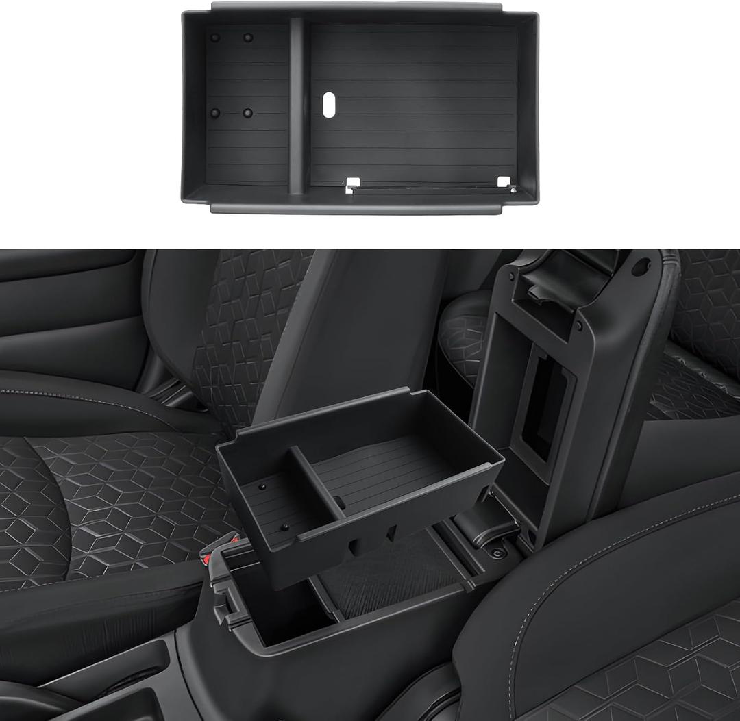 2026 Outlander Sport Center Console Organizer - For 2021-2025 2026 Mitsubishi Outlander Sport(2.0 S/2.0 ES/2.0 LE/2.0 SE/2.4 SEL) Accessories Armrest Box Storage Tray - ABS