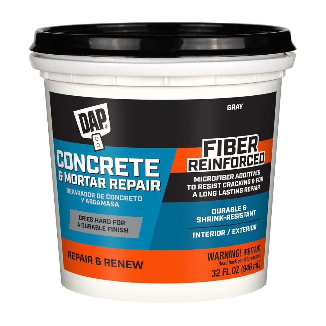 DAP Concrete and Mortar Repair, Gray, 32 oz (7079834611)