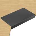Suptek 17-inch Black Corner Mounting Bracket Extender for L-Shaped Desks Fits Under-Desk Keyboard Trays (Model DESKEX01)