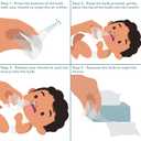 Innovo FSA/HSA Eligible Hospital Grade Silicone Twister Bulb Baby Ear Syringe and Nasal Aspirator, Sucks Snot and Mucus, Cleanable and Reusable, Clear