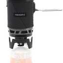 Fire-Maple Star X2 Pro Backpacking and Camping Stove-Fast Boiling, Compact and Efficient Camp Cooking Gear for Hiking, Trekking, Fishing, and Outdoor Adventures (Dark black)