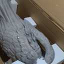 Outdoor Statues Angel Dcor Garden Statue - 34 inch Large Garden Angels Outdoor Religious Statues Catholic Resin Concrete Finish Yard Patio Deck Home Entryway Hallway Sculpture 13.7*9.8*34 Inch