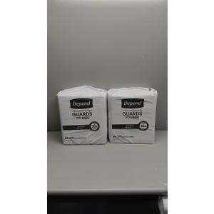 Depend Incontinence Guards / Bladder Control Pads For Men, Maximum, Count of 168 (2 Packs Of 84)