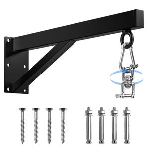 Punching Bag Hanger, Heavy Bag Wall Mount, Heavy Duty Steel, 200LB Capacity