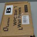 Samples 8 Pack 6" x 6" WPC Slat Wall Panels Low Grille