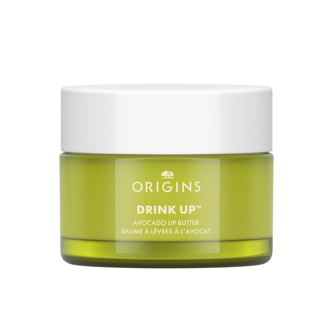 Origins Drink Up Avocado Lip Balm + Treatment | Plumps & Softens Lips | With Plant-Derived Oils & Butters, 0.5 Ounce