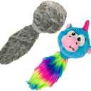 Hyper Pet Doggie Tail & Unicorn Pal Interactive Plush Dog Toys - 2 Pack Value Pack (Interactive Toy That Wiggles, Vibrates & Barks Dog Toys for Boredom & Stimulating Play) (Full Unit)