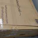 Nathan James Elodia Boho Counter Height Bar Stool with Back, Woven Seagrass Backrest and Solid Wood Frame, Light Brownm Set Of 4