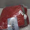 Smiry Luxury Chenille Bathroom Rugs 59x24, Extra Soft and Absorbent Shaggy Bath Mat, Machine Washable, Non-Slip Plush Carpet Runner for Tub, Shower, and Floor, Home Decor Accessories, Burgundy