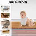 VEVOR PEX Heat Transfer Plates, 200 pcs Box Radiant Heat Transfer Plates, 2ft Aluminum PEX Heat Transfer Plates, 1/2 inch Heat Transfer Plates designed for PEX Tubing