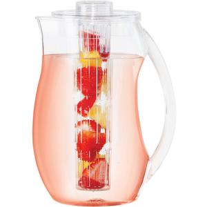 OGGI Acrylic Infusion Pitcher-Plastic Water Pitcher, Fruit Infuser Water Container Tea Infuser with Lid