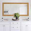 Chende Large Gold Mirrors for Wall, 48''x24'' Vintage Decorative Mirror with Gold Frame, Elegant Baroque Mirror for Dining Room, Fireplace, Living Room, Entryway