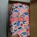 Sunraymascota Dog Harness Cat Puppy Vest for Small Sized Pet, Floral Print-Pink, S(Neck:10.5-13.6",Chest:14.8-19.1")