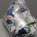 Dinjoy Reversible Patchwork Quilt Bedding Set Queen Size Blue Green Grey Plaid Floral Pattern Bedspread Set Soft Microfiber Coverlets Bed Set 3 Pieces Fall Autumn All Season Use