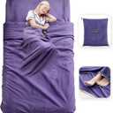 Sleeping Bag Liner Lightweight Compact Sleeping Bag Sack Portable Clean Travel Sheet Camping Sleep Sheet for Backpacking Hotel Hiking