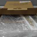 12"x12" Clear Acrylic Serving Tray with Golden Handles, Sturdy Huge Capacity Acrylic Trays for Coffee, Juice, Kitchen and Desk Organizer, Storage Tray (12"x12")