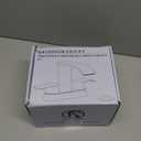 Ultimate Unicorn Waterfall Bathroom Sink Faucet Brushed Nickel, Two Handles Bathroom Faucet with Metal Pop up Sink Drain Stopper, Two Or 3 Holes Bathroom Basin Mixer Tap with Deck Mount Plate (4 Inch)