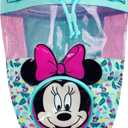 Disney Minnie Mouse Swimming Bag | Girls Swim Bag With 3D Ears | Minnie Mouse Backpack | One Size Blue