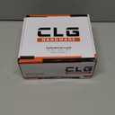 CLG HARDWARE Commercial Lever Door Lock - Heavy-Duty Locking Door Handle, Designer Door Handles, Cylindrical Lever Lock, Non-Handed Grade 2 Industrial Door Handle, 26D Satin Chrome, Entrance w/Clutch