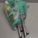 Matthew Microfiber Cloth Mop Compatible with Ceda Microfiber Cloth Mop Refill Commercial Replacement 54" Stainless Steel Handle with 2 Wet Mop Heads w/1 Handle Incl.2Pcs Microfiber Towels-Green