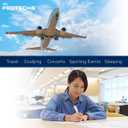 Flents Corded Ear Plugs with 1 Reusable Case, 25 Pair for Sleeping, Snoring, Loud Noise, Traveling, Concerts, Construction, & Studying, Noise Reduction and Comfort, Contour to Ears, Orange, NRR 26