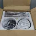 Fanbulous 52" Ceiling Fans with Lights and Remote Control,Modern Flush Mount Ceiling Fan with 3 CCT,Low Profile Ceiling Fans with 6-Speeds Reversible DC Motor for Patio Living Room Bedroom (Walnut)