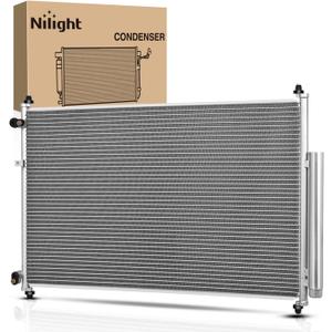 Nilight AC Condenser Compatible with Honda Odyssey EX EX-L LX Touring Elite SE 6 Cyl 3.5L 2011-2017 Air Conditioning A/C Condenser with Receiver Drier Replace# 3892, ACA84659, HO3030155, 80110TK8A01