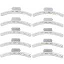 Long Hair Wave Setting Clips  Set of 10 Aluminum 4.75" Butterfly Clamps for Finger, Marcel and Long Hair Waves