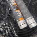 Jin&Bao Universal Garage Door Threshold Seal Strip 20FT Kit, Bottom Waterproof Rubber Weather Stripping Replacement Black, 2 Adhesive