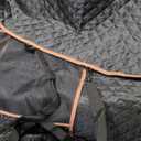 Dog Car Seat Cover for Back Seat, Dog Car Bed Cover with Hard Bottom, Backseat Extender Hammock for Mid-Sized Truck/SUV 8 Panels - Black