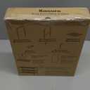 Kitsure Shoe Rack - Stainless Steel Shoe Organizer, Sturdy Shoe Rack for Closet and Front Door Entrance, Free Standing Shoe Shelf, Closet Organizers and Storage, 25.6" Wide - 3 Tier, Black