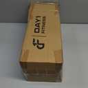 Day 1 Fitness High Density Foam Roller  Deep Tissue Muscle Massage & Myofascial Release for Recovery, Physical Therapy, Exercise & Pain Relief  Multiple Sizes & Colors (Solid Black)