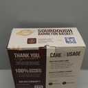 Superbaking 2 pcs Banneton Bread Proofing Basket, 9" Splinter-Free Round Rattan Bread Basket with Liners, Sourdough Starter Kit, Sourdough Bread Baking Supplies & Sourdough Kit, Bread Making Tools