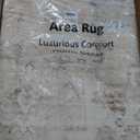 LIVEBOX Washable Area Rug 8x10 Rugs for Living Room Bedroom, Non-Slip Boho Neutral Carpet for Dining Room Office, Low-Pile Farmhouse Soft Carpets for Kids Nursery Room Playroom, Tan