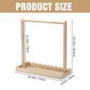 Lxmxgk Wooden Baby Clothing Rack for Toddler, Baby Shower Crate Closet, Baby Storage Crate with Hangers, Pets Clothes Rack with Storage Box & Hanging Rod for Dogs Cats, Newborn Gifts Basket (Garden)
