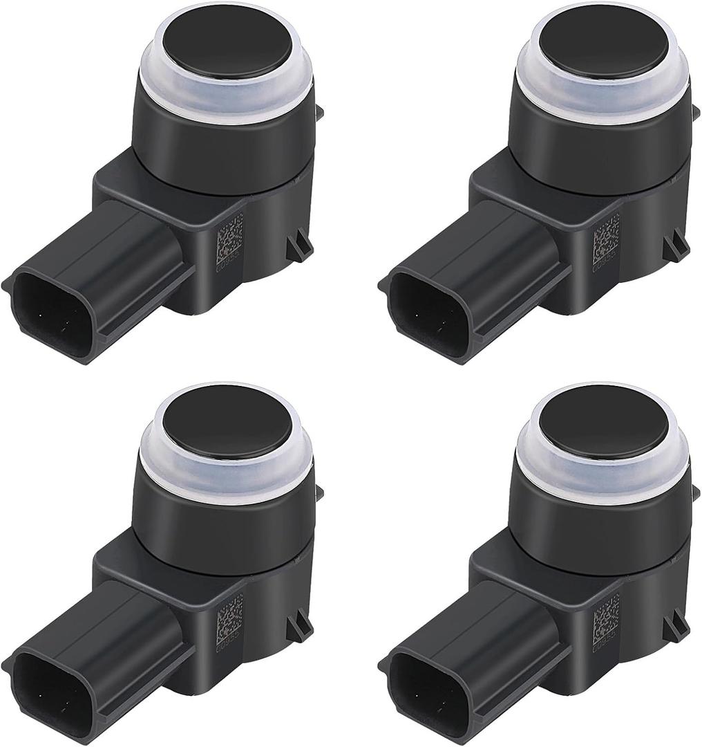 4 PCS PDC Parking Assist Sensor - Compatible with Dodge Journey, Durango, Ram 1500 2500 3500, Jeep Commander, Liberty, Grand Cherokee - Replace 1EW63TZZAA - Reverse Backup Parking Sensor