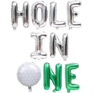 Hole in One Golf 1st Birthday Balloon - Hole in One Balloon, Golf Foil Balloons for Boys Golf Outdoor Sports Theme Birthday Party Decor Supplies