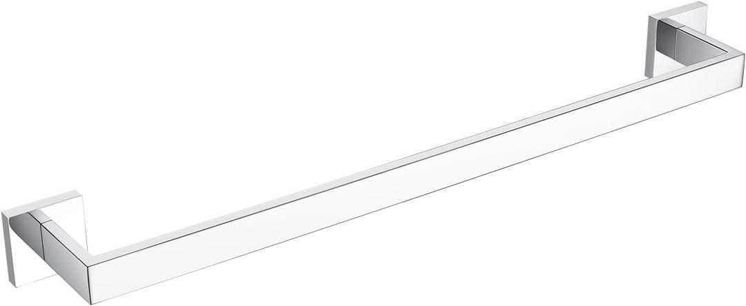 BANOLUX Towel Rack, 16-Inch Single Towel Bars for Bathroom, Towel Racks for Bathroom Wall Mounted SUS304 Stainless Steel Hand Towel Holder Organize Heavy Duty, Chrome Towel Bar