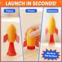 IPIDIPI TOYS Jumpeez Rocket Poppers – 24-Pack Classic Jumping Rockets