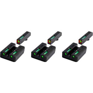 TruGlo Pro TFK Fiber Optic and Tritium Glock Pistol Laser Sight Accessories with Front Focus Lock, Fortress Finish Protection for Taurus (3 Pack)