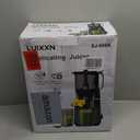 Juicer Machines with 5.8" Large Feed Chute, Cold Press Juicer for Whole Vegetables and Fruits 400W, Slow Masticating juicer Easy to Clean Juice Extractor Machine High Juice Yield (Titanium Gray)