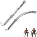 Portable Workout Resistance Training Tool | Space-Saving Home Fitness Equipment for Light Exercise, Daily Movement & Low-Impact Training for Men & Women Working Out.(Grey 2pcs)