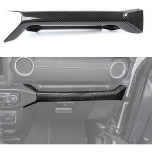 JWWY for Jeep JL JT GrabTray Passenger Storage Tray Organizer Grab Handle Box for 2018-2023+ Jeep Wrangler JL JLU 2/4 Door Gladiator JT Carbon Fiber