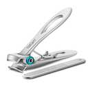 SZQHT Ultra Wide Jaw Opening Nail Clippers Set, Toenail Clippers for Thick Nails, Heavy Duty Nail Cutter, Stainless Steel Toe Nail Clippers for Seniors, Men & Women Manicure,Pedicure,Big(Sliver)