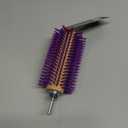 Mini Roto Brush for Livestock, Wool/Hair Stimulating and Grooming Brush for Goat Sheep Cattle, Use with Drill, Coat Deshedding Tool (5-3/8" Long)