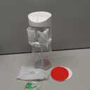 ZOFGENOW Automatic Mouthwash Dispenser for Bathroom,Bathroom Accessories 19.4 Fl Oz Dispensers with Magnetic Cups,Wall Mounted Dispenser,Suitable for All Age Groups,White